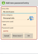 Friendly Password Safe screenshot 5