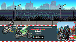 Indonesian Drag Bike : Street Racing screenshot 0