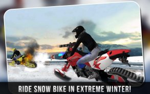 Snow Bike Rider Racing Fever screenshot 2