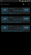 Watson Multi Stopwatch Timer screenshot 5