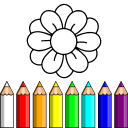 Flower Coloring Book 2019