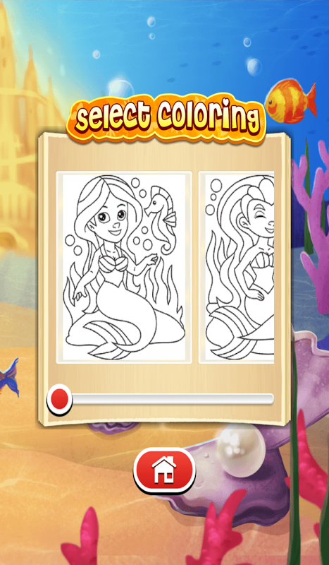 Mermaid Coloring Games - Jogos de desenho, pintura e maquiagem gratuitos  para criar belas imagens de sereias e estimular a  criatividade::Appstore for Android