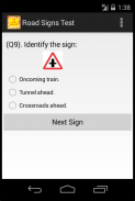 Road And Traffic Signs Test screenshot 3