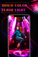 Color Screen Flashlight :  Flash on Call & SMS screenshot 4