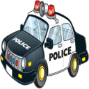 Fast police car Icon