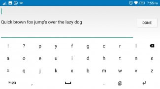 Dvorak Keyboard screenshot 1