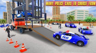 Multi Level Police Car Parking screenshot 0