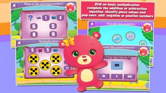 طفل الدب الصف 2 الألعاب screenshot 1