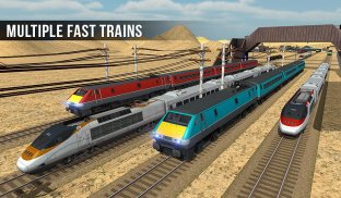 ट्रेन सिम्युलेटर 2017 - यूरो रेलवे ट्रैक ड्राइविंग screenshot 17