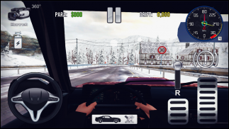 Kartal Snowy Car Driving Simulator screenshot 4