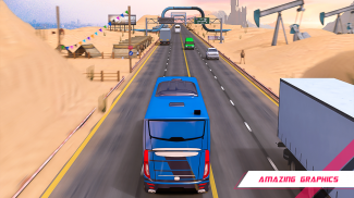 Highway Bus Racing- Traffic Bus Racer screenshot 2