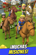 Cartoon Horse Riding: Carreras screenshot 2