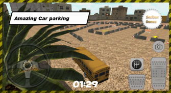 सुपर 3 डी स्कूल बस पार्किंग screenshot 8
