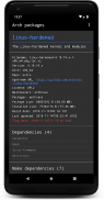 Arch packages screenshot 4