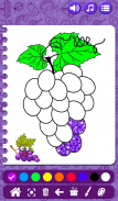 Fruits Coloring game and Drawing Book for kids screenshot 0