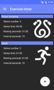 Exercise timer screenshot 0