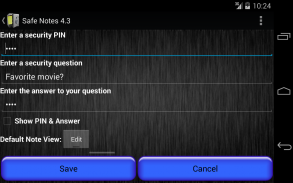Safe Notes is a secure notepad screenshot 6
