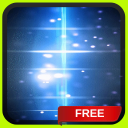 Blue Light Streaks LWP Icon