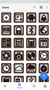 New HD Dark Wooden Theme Iconpack Pro screenshot 7