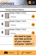 Expense Claims, Receipts with screenshot 5