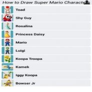 How to Draw Super Mario Characters screenshot 1