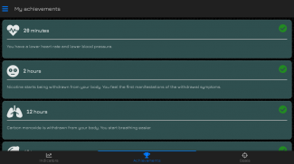 Quit smoking! Stop smoking counter and timeline. screenshot 5