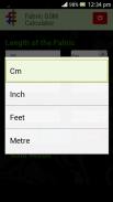 Fabric GSM Calculator screenshot 1