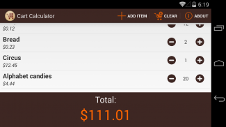 Cart Calculator screenshot 6