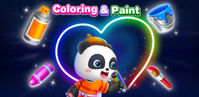 Baby Panda's Glow Doodle Game