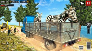 Fora estrada Caminhão Animais Transporte jogos screenshot 3