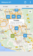 Malaysia Air Pollution Index screenshot 0