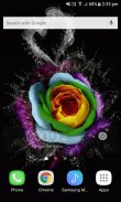 Colorful Watery Rose LWP screenshot 1