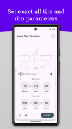 Smart Tire Size Calculator screenshot 1