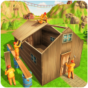 Jungle Hut Construction House- Building & Crafting Icon