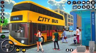 Trò chơi xe buýt thành phố 3D screenshot 1