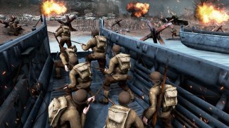 D-Day World War 2 Battle Game screenshot 0