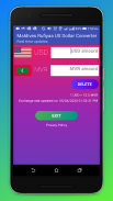 Maldives Rufiyaa US Dollar Converter - USD & MVR screenshot 3