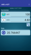 Arg. Peso x Kazakhstani Tenge screenshot 1