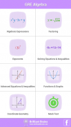 GRE Math : Algebra Review Lite screenshot 0