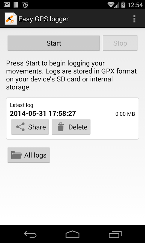 GPSLogger for Android