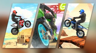 سباق الدراجات حيلة ألعاب موتو screenshot 2