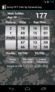 Army PFT Calculator by Dynera screenshot 1