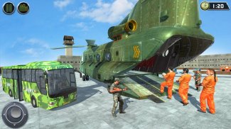 OffRoad US Army Helicopter Prisoner Transport Game screenshot 2