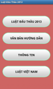 Luật Đấu thầu Việt Nam 2013 screenshot 5