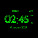 Super Digital Clock Wallpaper icon