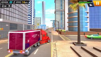 City Truck Driving Simulator Free screenshot 3