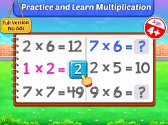Multiplication Kids - Math Multiplication Tables screenshot 8