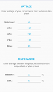 PC Fan Calculator screenshot 1