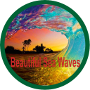 Beautiful Sea Waves Icon