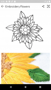Hand Embroidery Sitches Flowers Step by Step screenshot 0